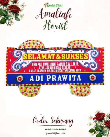 Papan Bunga Ucapan Selamat Kaliwader